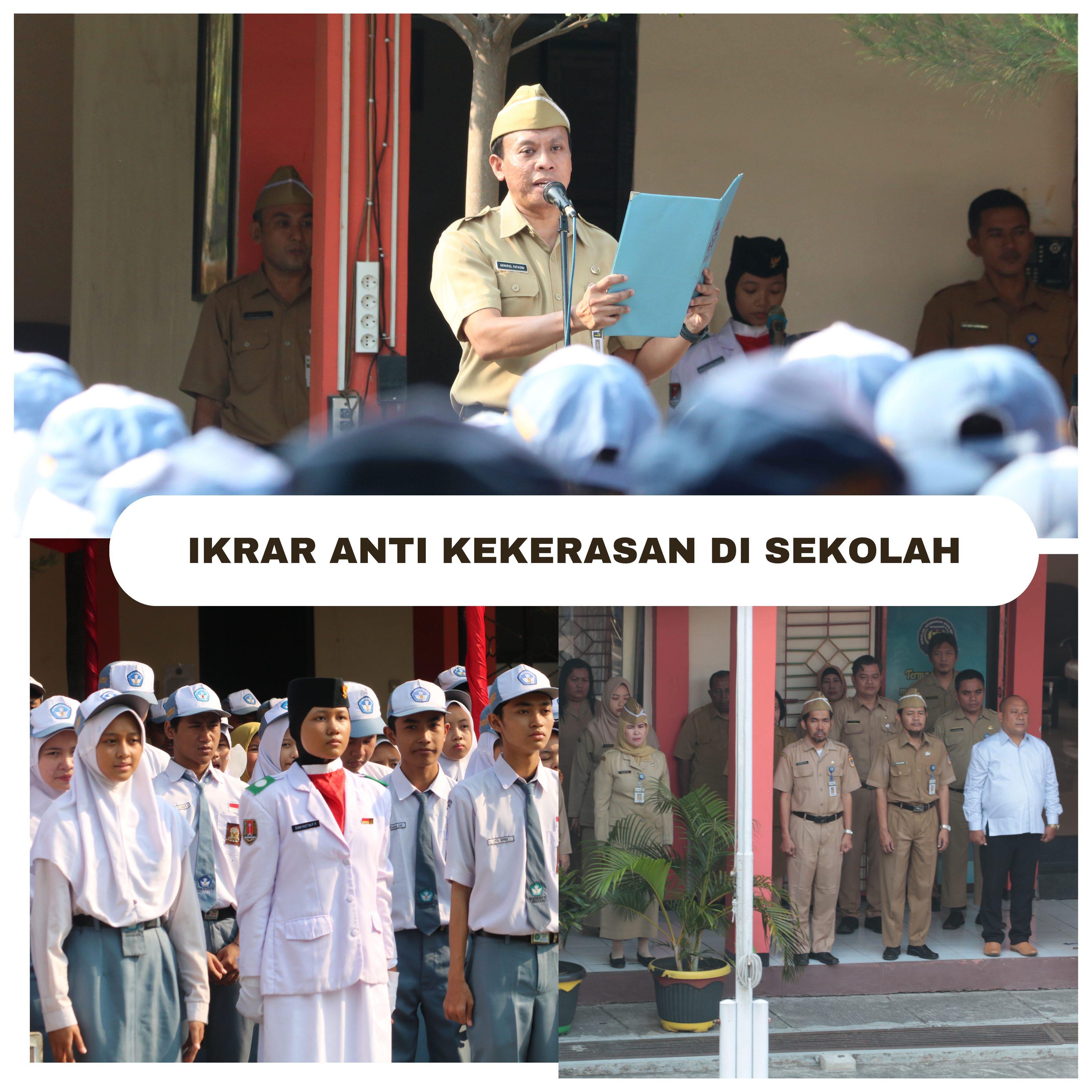 Kepala SMAN 10 Semarang Pimpin Ikrar Anti Kekerasan