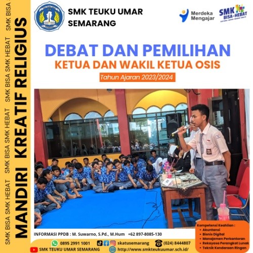 Pemilos di SMK Teuku Umar Semarang : Suaramu Menentukan Pemimpin Masa Depan