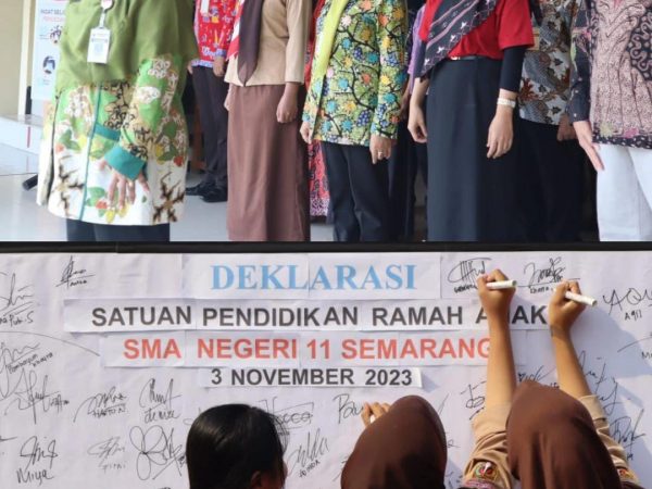 SMAN 11 Semarang Deklarasikan Sekolah Ramah Anak SMAN 11 Semarang Deklarasikan Sekolah Ramah Anak
