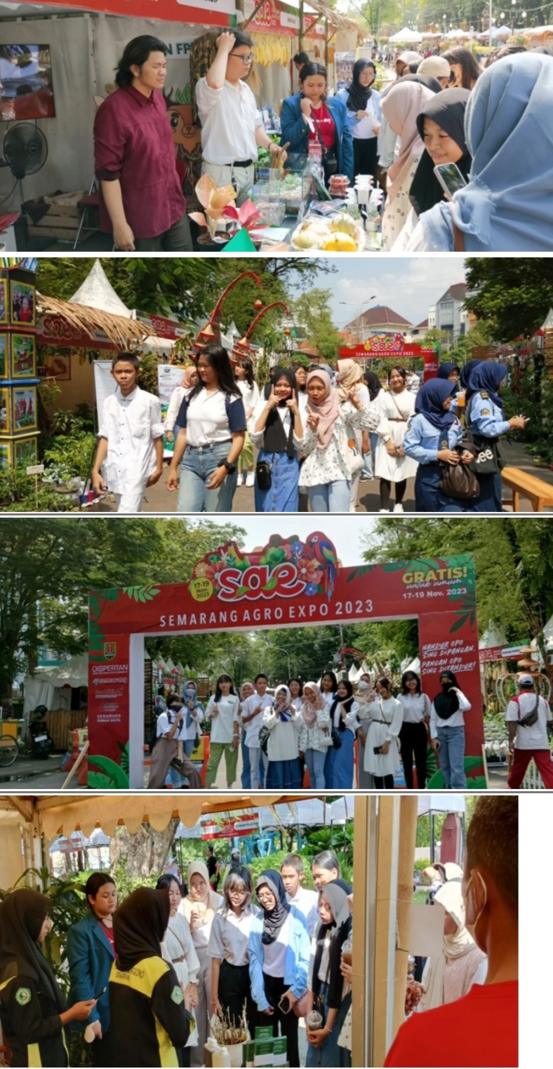 Siswa SMKN 4 Semarang ikuti Kunjungan Semarang AGRO EXPO (SAE) 2023