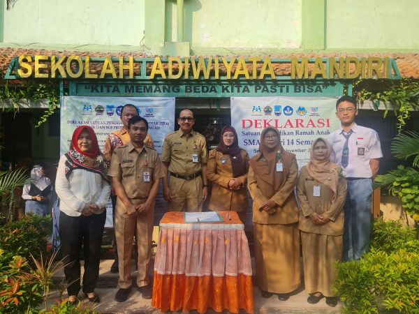 SMA Negeri 14 Semarang Deklarasikan Sekolah Ramah Anak