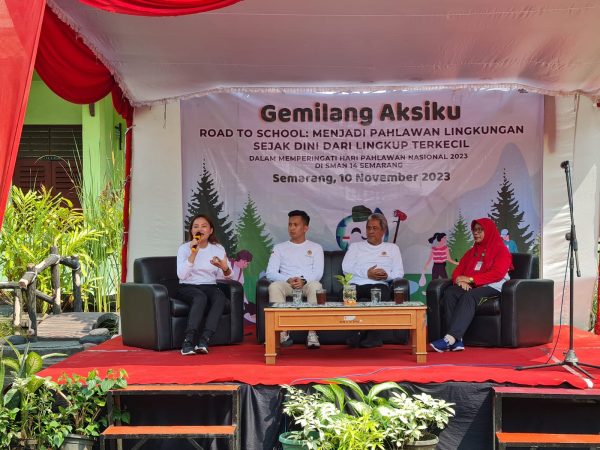 SMAN 14 Semarang Menjadi Tuan Rumah Pelaksanaan Aksi Bersih Sungai