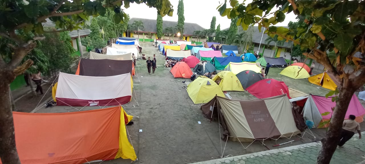 SMKN 1 Kaliwungu Gelar Kemah Perjusa, Siswa Diajak Latih Kedisiplinan dan Karakter