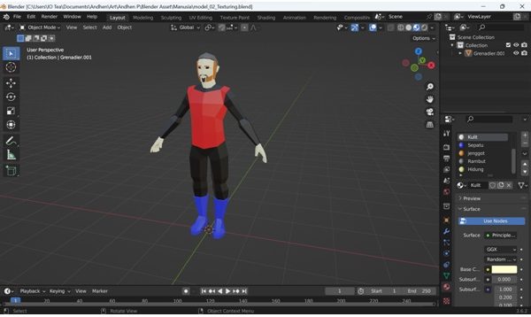Texturing Dengan Blender Dalam Pembuatan Asset 3D Untuk Pengembangan Gim Texturing Dengan Blender Dalam Pembuatan Asset 3D Untuk Pengembangan Gim