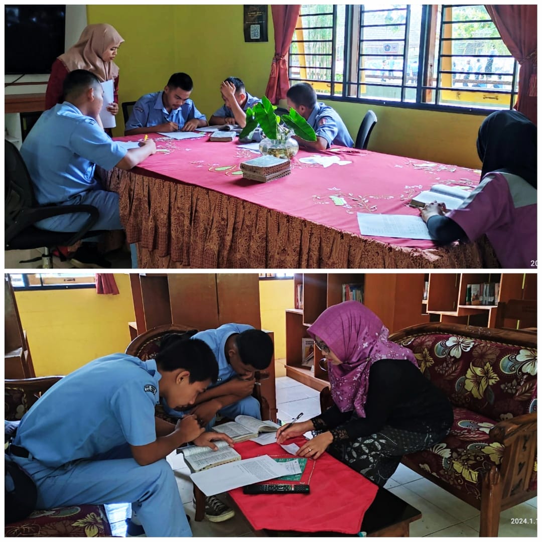 Keterlambatan Berbuah Literasi: Cara Kreatif SMK N 1 Kaliwungu Tangani Siswa terlambat