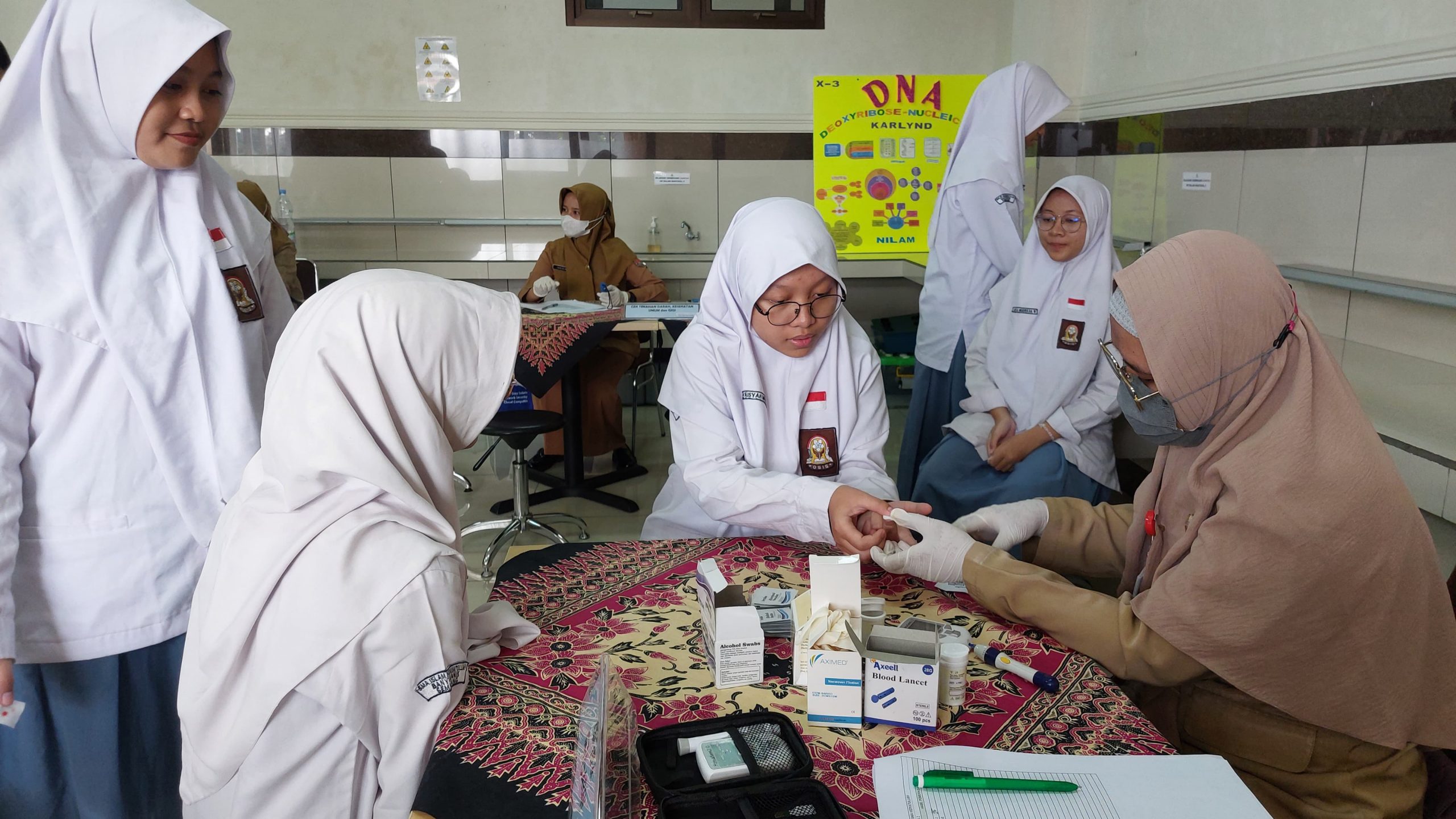 SMAHA Sambut Awal Tahun dengan Pemeriksaan Kesehatan