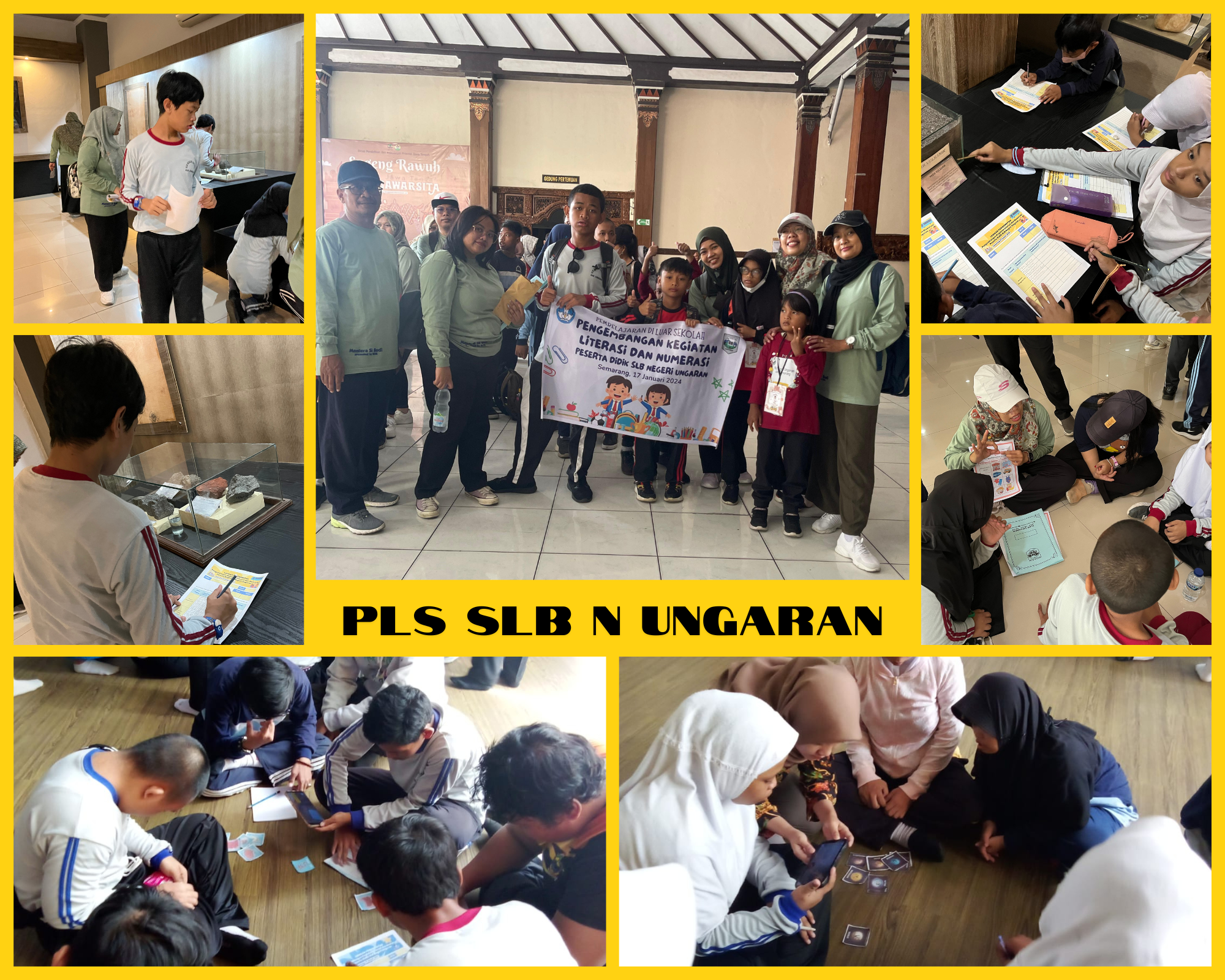 Pengembangan Kegiatan Literasi Siswa SLB Negeri Ungaran di BPTIK Dikbud dan Museum Ronggowarsito