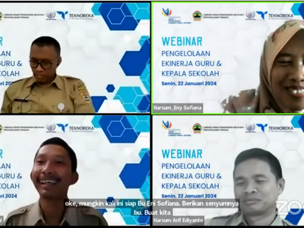 Guru SMKN 10 Semarang Ikuti Webinar Pengelolaan Kinerja Guru dan Kepala Sekolah Cabdin I