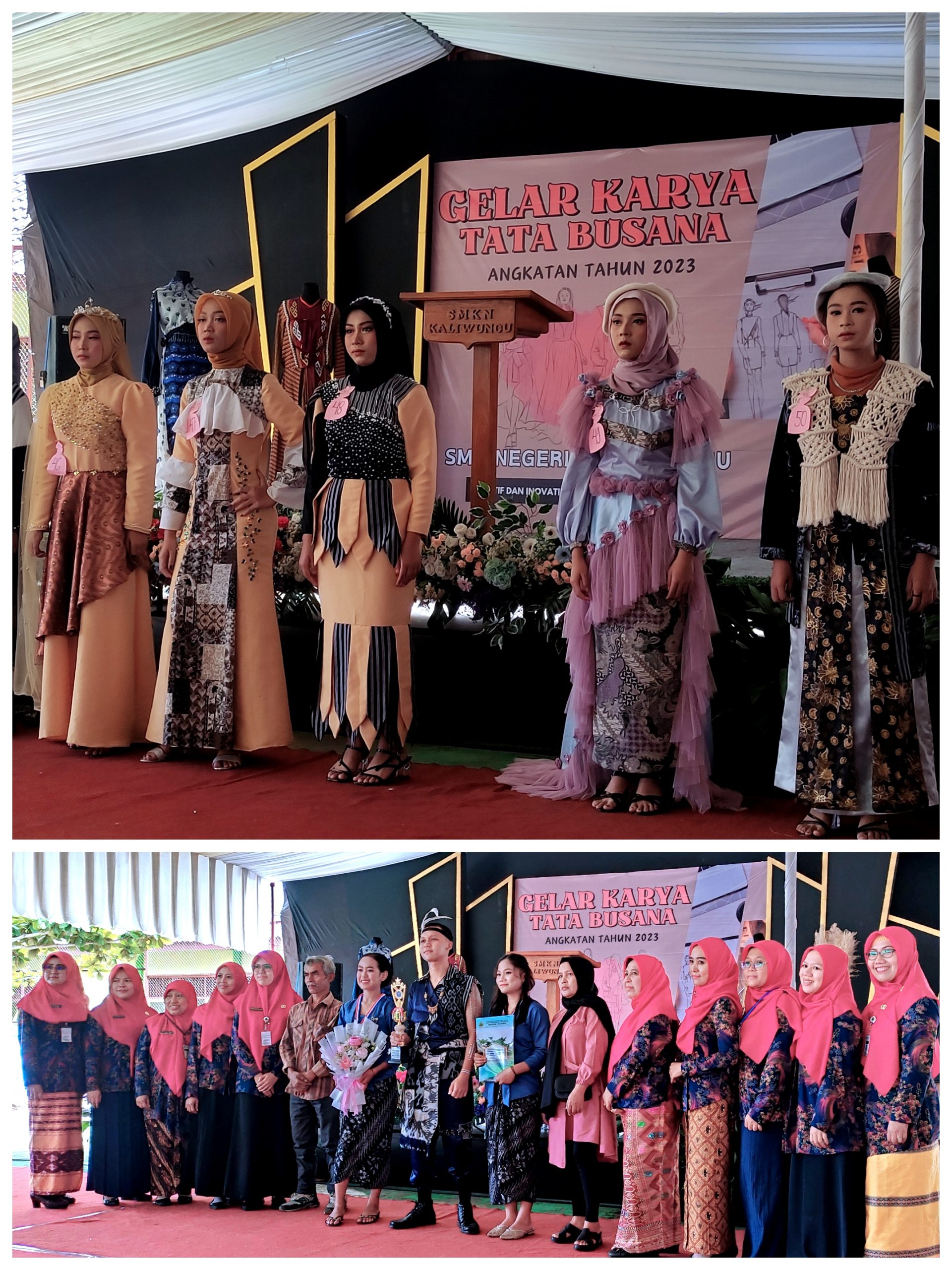 Kompetensi dan Kreativitas Berpadu: Gelar Karya Siswa Tata Busana SMKN 1 Kaliwungu