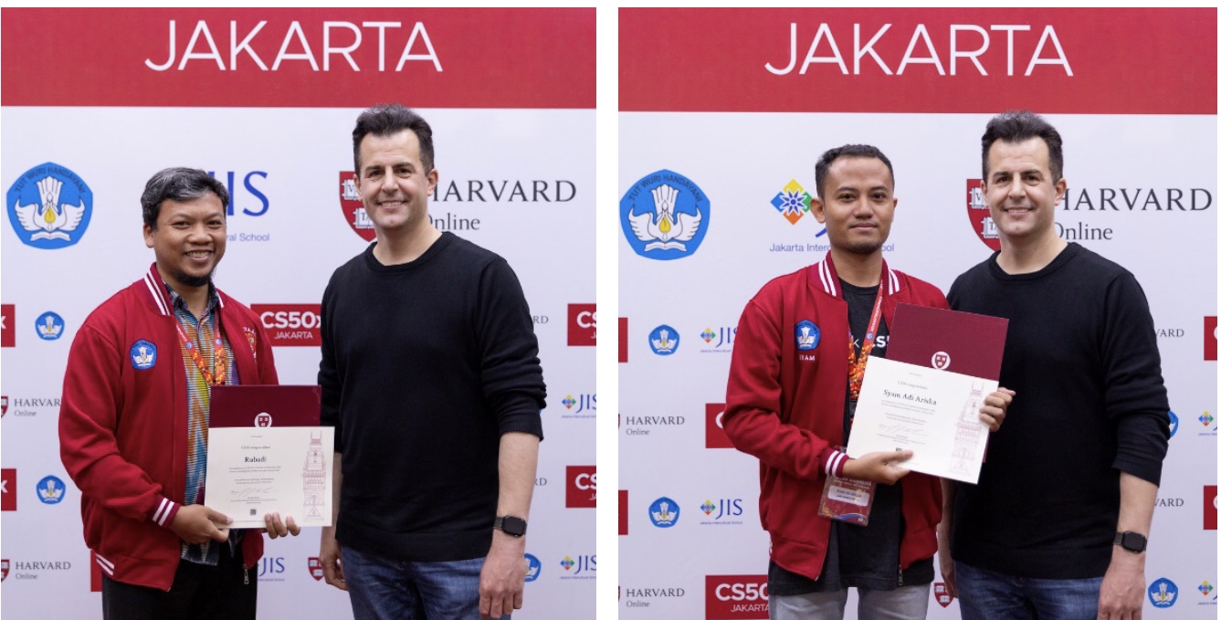 Dua Guru SMK di Kota Semarang Lulus Kompetensi Coding pada Program Microcredential  CS50x Indonesia - Harvard University