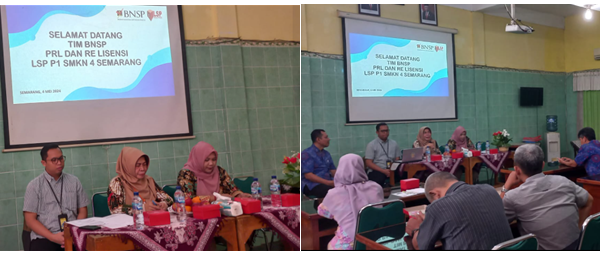 LSP P1 SMKN 4 Semarang adakan Re Lisensi dan Penambahan Ruang Lingkup LSP P1 SMKN 4 Semarang adakan Re Lisensi dan Penambahan Ruang Lingkup