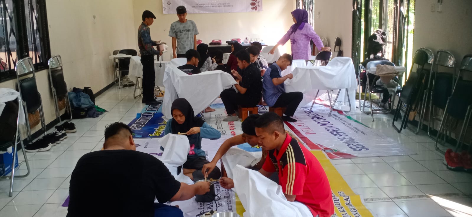 Pelatihan Pembuatan Batik Tulis Khusus Disabilitas di BLK Kab. Semarang