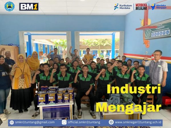 Guru Tamu dari PT. Bahtera Mulia Abadi Diskusi Pembelajaran Pelumasan Mesin Motor di SMKN 1 Tuntang