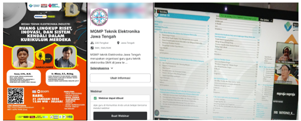 Komunitas Belajar MGMP Teknik Elektronika Propinsi Jawa Tengah adakan Webinar Perdana Bedah Buku Bersama PT Lini Suara Komunitas Belajar MGMP Teknik Elektronika Propinsi Jawa Tengah adakan Webinar Perdana Bedah Buku Bersama PT Lini Suara