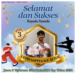 Siswa SMKN 4 Semarang berhasil sabet Juara 3 Kejuaraan Silat Perisai Diri Cup Tahun 2024 Siswa SMKN 4 Semarang berhasil sabet Juara 3 Kejuaraan Silat Perisai Diri Cup Tahun 2024
