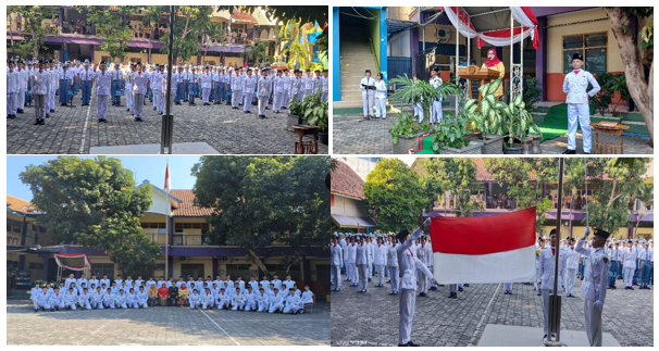 UPACARA 17 AGUSTUS DI SMKN 4 SEMARANG BERLANGSUNG KHIDMAT