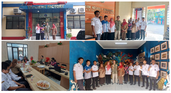 SMKN 4 SEMARANG TERIMA KUNJUNGAN BMTI DAN PT DIAMOND COLD STORAGE SEBAGAI TINDAKLANJUT PERJANJIAN KERJASAMA