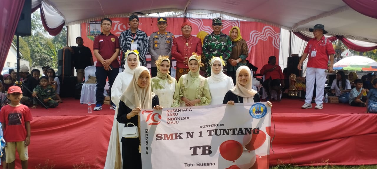 SMKN 1 Tuntang Meriahkan Karnaval Pembangunan Kec. Tuntang