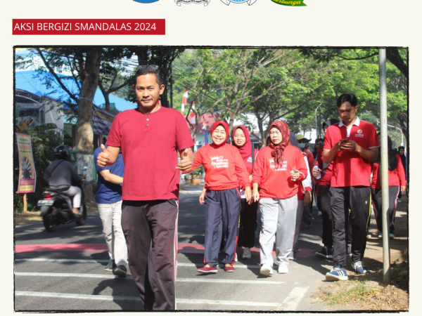 Ribuan Peserta Ikuti Gerakan Aksi Bergizi Serentak di SMAN 12 Semarang