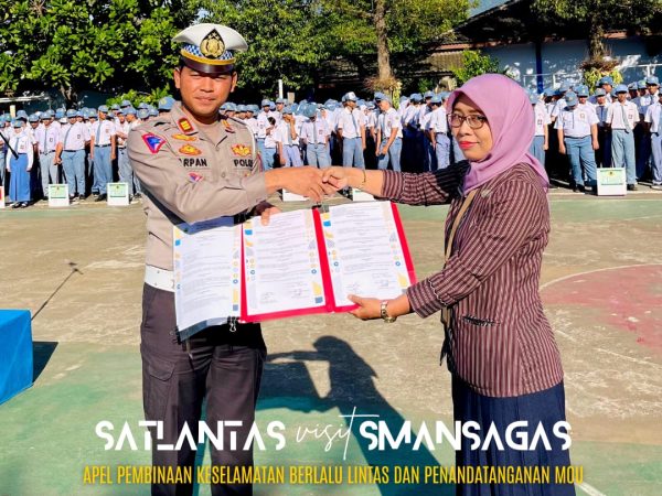 Penandatanganan Nota Kesepahaman SMAN 1 Bergas Dengan Polres Semarang