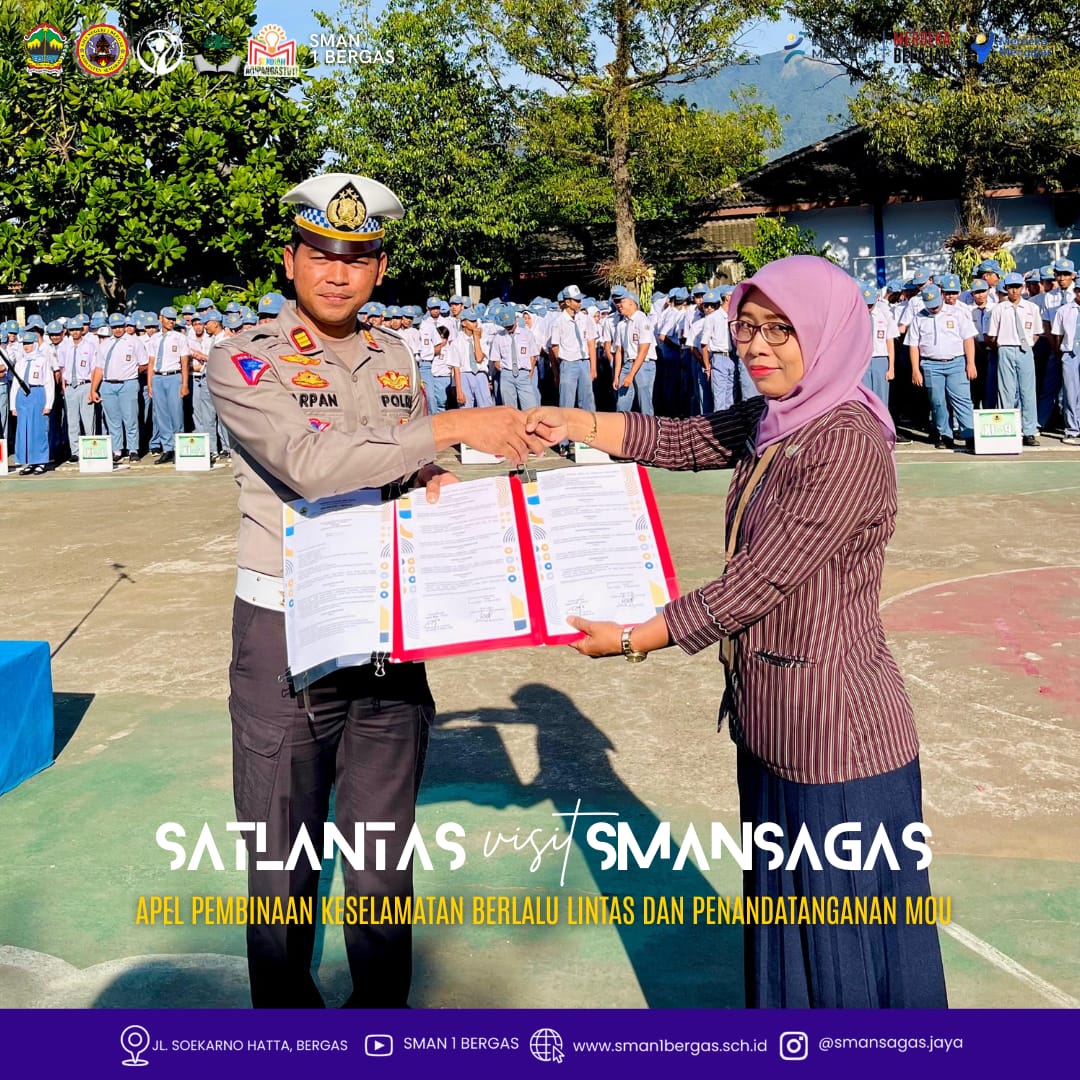 Penandatanganan Nota Kesepahaman SMAN 1 Bergas Dengan Polres Semarang