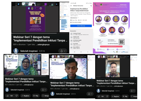Komunitas Belajar Cabang Dinas 1 Provinsi Jawa Tengah Bersama PT Teknoreka Yogyakarta Kembali adakan Webinar Seri 7