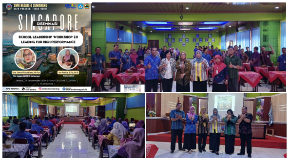 SMKN 4 Semarang  adakan Desiminasi School Leadership Workshop (SLW) 2.0 bahas Komjunitas Belajar dan Kepemimpinan Sekolah