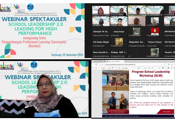 DISEMINASI SCHOOL LEADERSHIP 2.0 USUNG TEMA MENGGERAKKAN KOMUNITAS BELAJAR DALAM SEKOLAH DAN LEADERSHIP SCHOOL