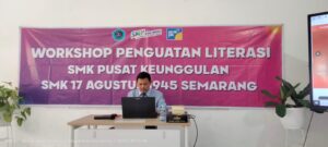 SMKN 10 Semarang Bagikan Praktik Baik Literasi di Workshop Guru SMK 17 Agustus 1945 SMKN 10 Semarang Bagikan Praktik Baik Literasi di Workshop Guru SMK 17 Agustus 1945
