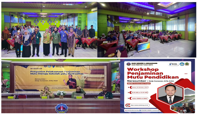 SMKN 4 Semarang adakan  Workshop Penjaminan Mutu Pendidikan