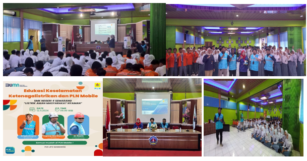 SMKN 4 Semarang adakan Edukasi Keselamatan ketenagalistrikkan dan PLN Mobile
