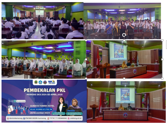 SMKN 4 SEMARANG LAKSANAKAN HABITUASI BUDAYA KERJA INDUSTRI MELALUI PEMBEKALAN PKL