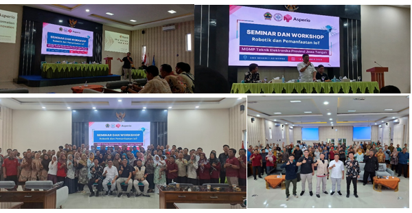 PT ASPERIO MAJUKAN SMK MELALUI MGMP TEKNIK ELEKTRONIKA PROPINSI JATENG