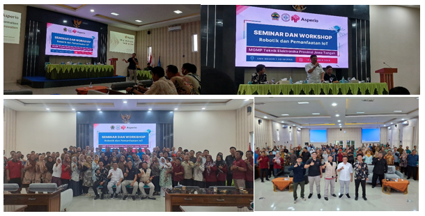 PT ASPERIO MAJUKAN SMK MELALUI MGMP TEKNIK ELEKTRONIKA PROPINSI JATENG