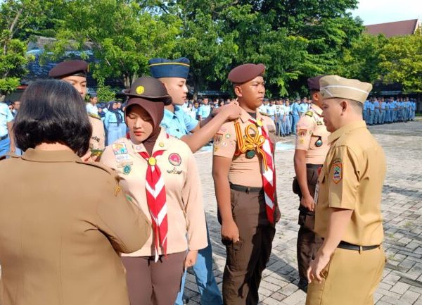 Pelantikan Dewan Kerja Ambalan (DKA) Dewa Ruci Dewi Lanjar SMKN 10 Semarang