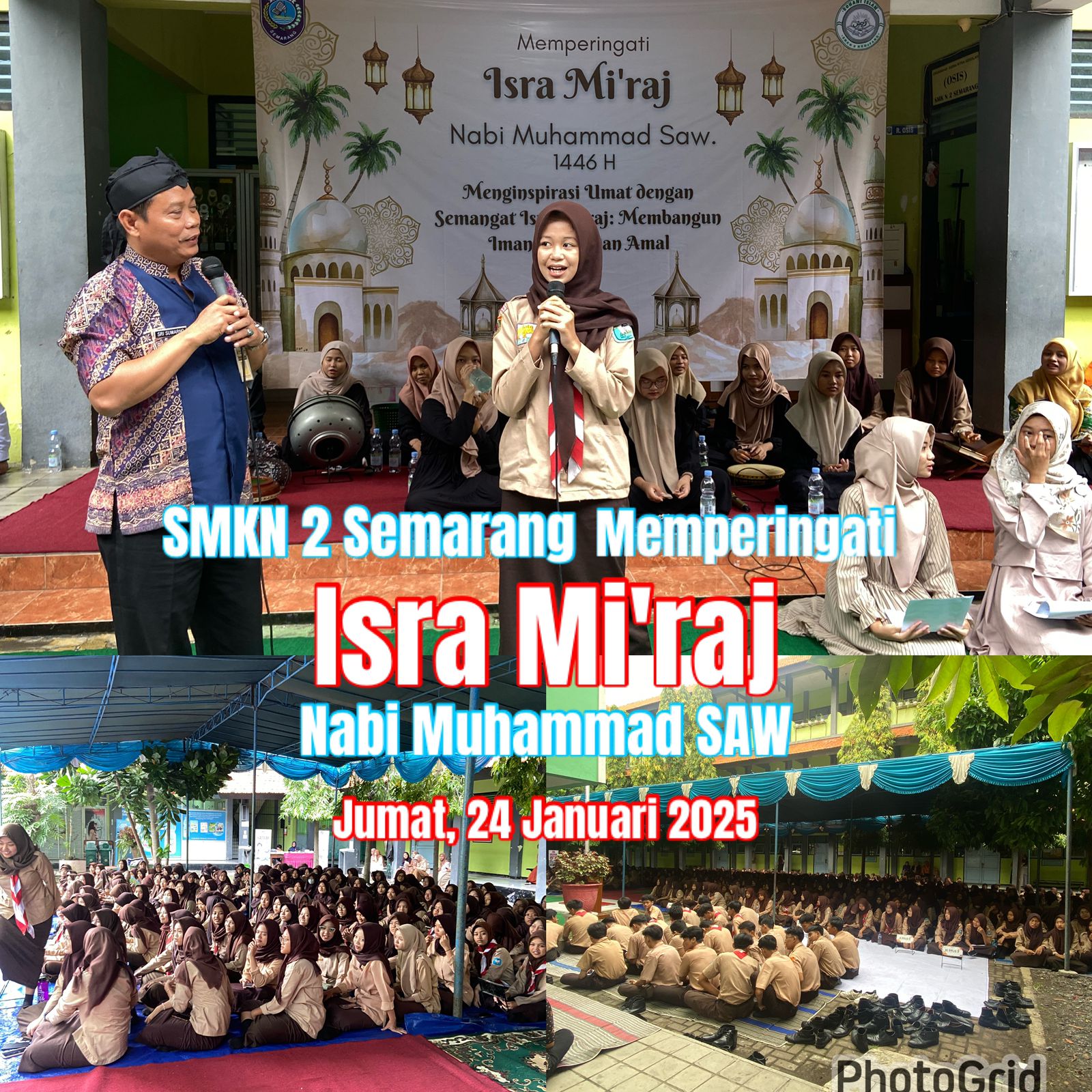 Semarak Peringatan Isra Mikraj SMKN 2 Semarang