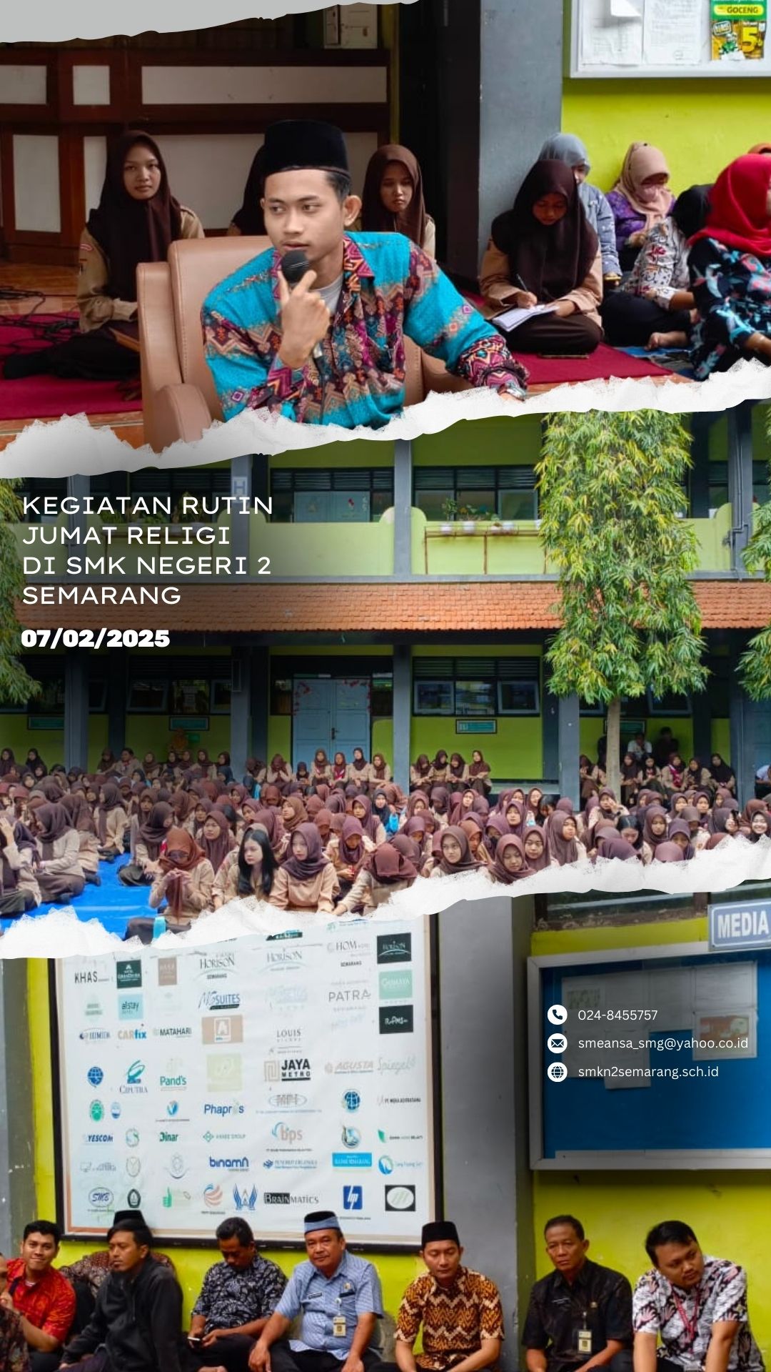 Kegiatan Rutin Jumat Religi SMKN 2 Semarang Kegiatan Rutin Jumat Religi SMKN 2 Semarang