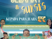 Olimpiade Olahraga Siswa Nasional (O2SN) Tingkat Provinsi Jawa Tengah Tahun 2026 Semarang, 5-8 Juli 2026